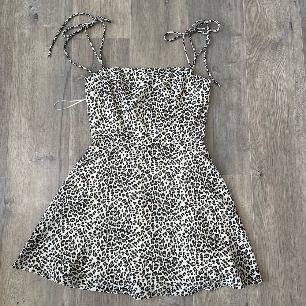 Princess Polly Cliff Leopard Mini Dress